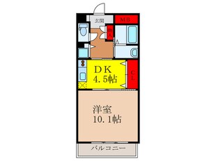 アパ－トメントハウス姫室の物件間取画像